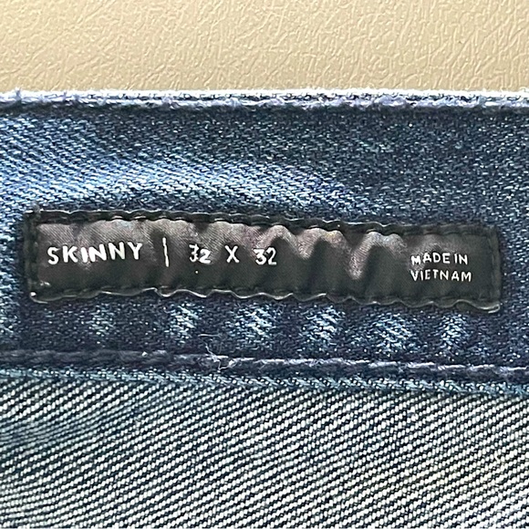 PACSUN Jeans Skinny Comfort Stretch Two Tone 32 x 32 Blue - Picture 7 of 7